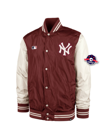 47 TRAK JACKET MLB NEW YORK YANKEES CORE DRIFT CARDINAL