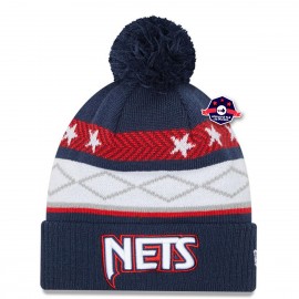 BROOKLYN NETS Knit Winter Hat, New Era Hardwood Classics Edition