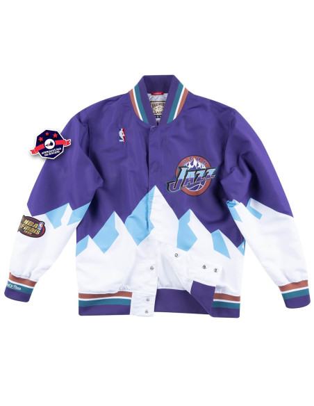 NBA 1997 - 98 UTAH JAZZ AUTHENTIC WARM UP JACKET JAZZ 97