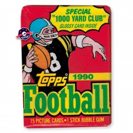 NFL Trading Cards Pack - 1990 Topps - 15 cards