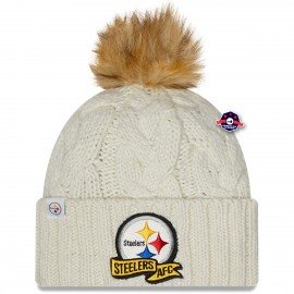 Bonnet with pompon Pittsburgh Steelers - Sideline - New Era