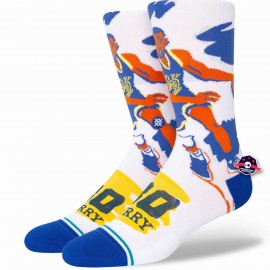 Socks - Steph Curry - Paint - Golden State Warriors - Stance