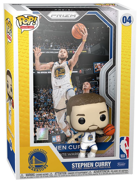 NBA Trading Card POP! Basketball Vinyl figurine Stephen Curry 9 cm