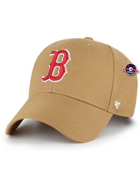 47 CAP MLB BOSTON RED SOX MVP SNAPBACK CAMEL