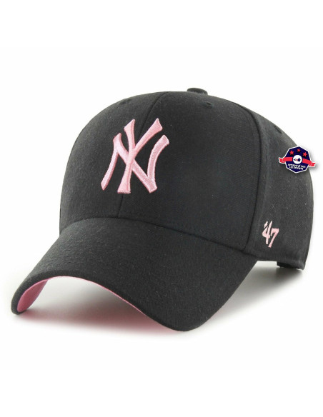 47 CAP MLB NEW YORK YANKEES SURE SHOT SNAPBACK MVP BLACK1
