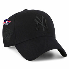 47 CAP MLB NEW YORK YANKEES SURE SHOT SNAPBACK MVP BLACK