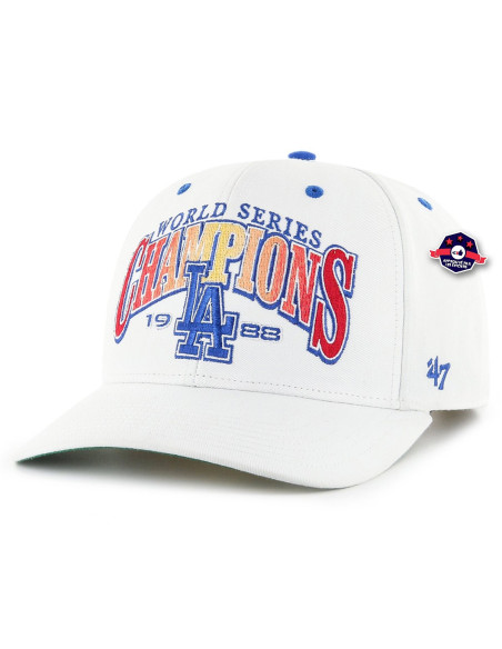  TW47 CAP MLB LOS ANGELES DODGERS ARCH CHAMP MVP DP WHITEIST CREW