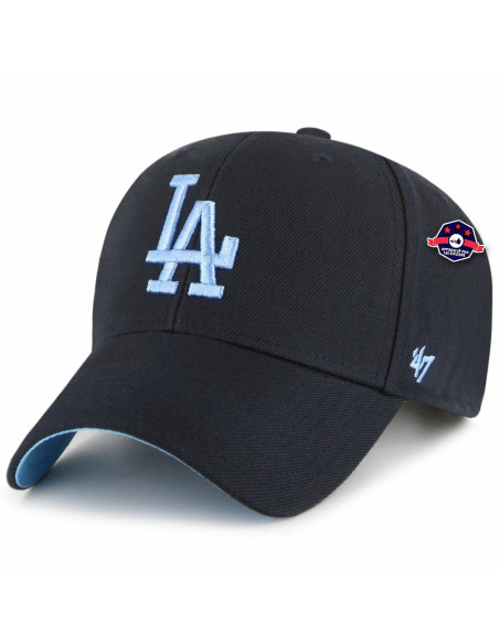 47 CAP MLB LOS ANGELES DODGERS SURE SHOT SNAPBACK MVP BLACK
