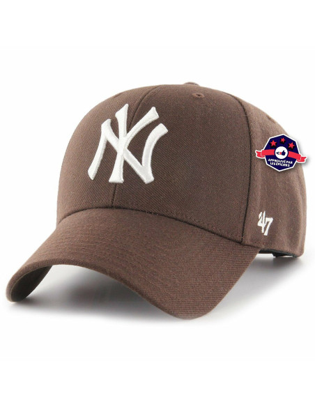 47 CAP MLB NEW YORK YANKEES MVP SNAPBACK BROWN