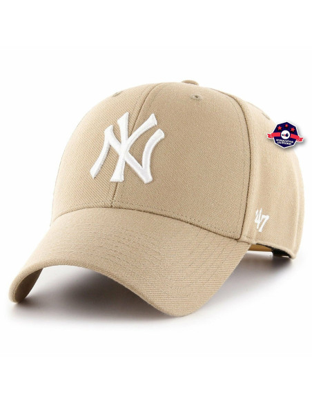 47 CAP MLB NEW YORK YANKEES MVP SNAPBACK KHAKI