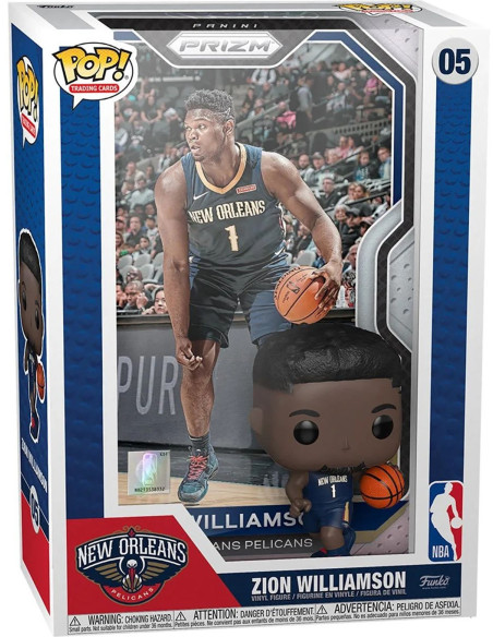 NBA Trading Card POP! Basketball Vinyl figurine Zion Williamson 9 cm