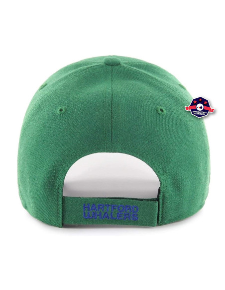 47 CAP NHL VINTAGE HARTFORD WHALERS TWO TONE MVP KELLYGREEN