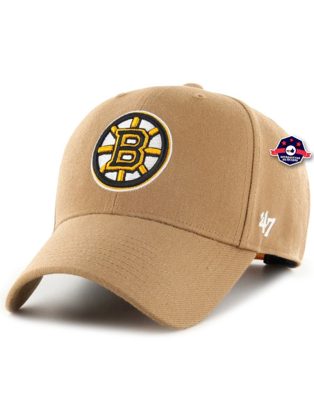 47 CAP NHL BOSTON BRUINS MVP SNAPBACK CAMEL