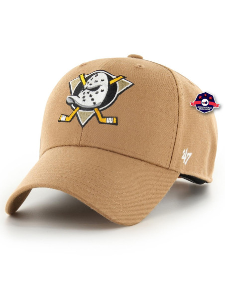 47 CAP NHL ANAHEIM DUCKS MVP SNAPBACK CAMEL