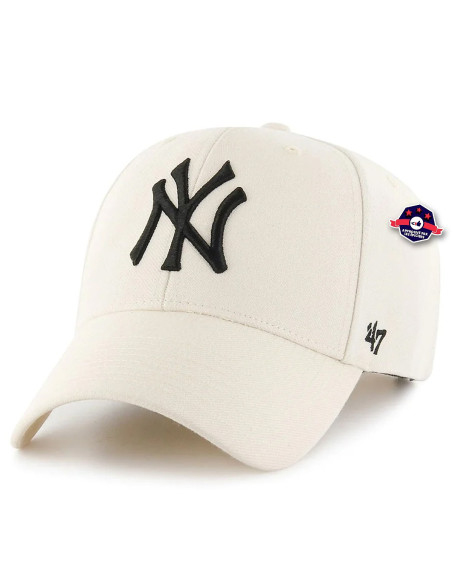 47 CAP MLB NEW YORK YANKEES MVP SNAPBACK NATURAL1
