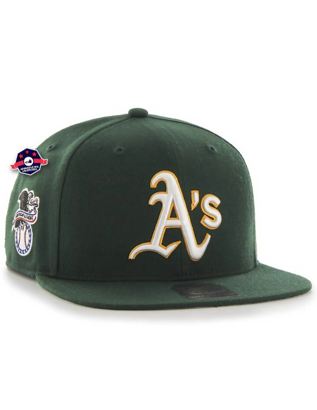 47 CAP MLB OAKLAND ATHLETICS SURE SHOT CAPTAIN DARK GREEN