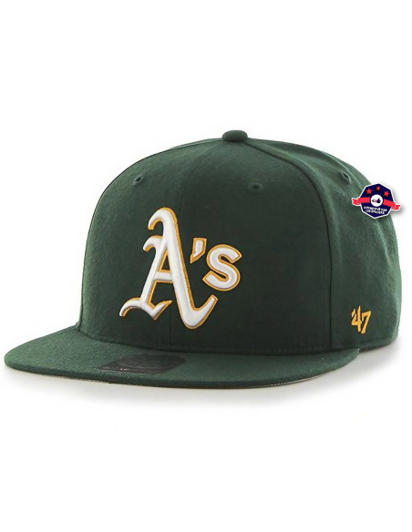 47 CAP MLB OAKLAND ATHLETICS SURE SHOT CAPTAIN DARK GREEN