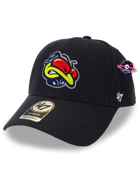 47 CAP NHL COLUMBUS BLUE JACKETS SURE SHOT SNAPBACK MVP NAVY