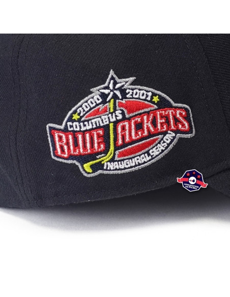 47 CAP NHL COLUMBUS BLUE JACKETS SURE SHOT SNAPBACK MVP NAVY