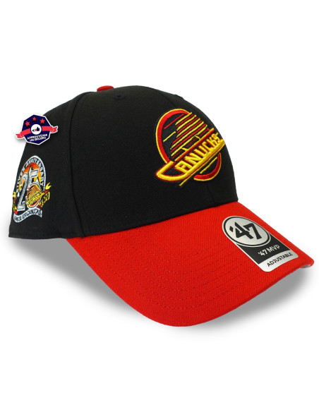 47 CAP NHL VANCOUVER CANUCKS SURE SHOT TT SNAPBACK MVP BLACK