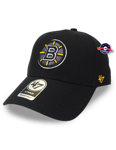 47 CAP NHL BOSTON BRUINS SURE SHOT SNAPBACK MVP BLACK