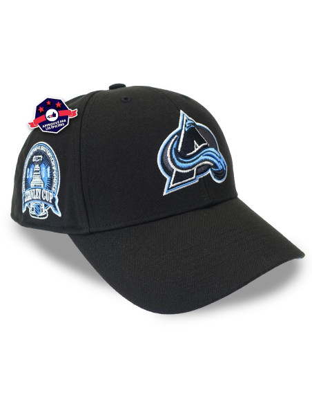 47 CAP NHL COLORADO AVALANCHE SURE SHOT SNAPBACK MVP BLACK