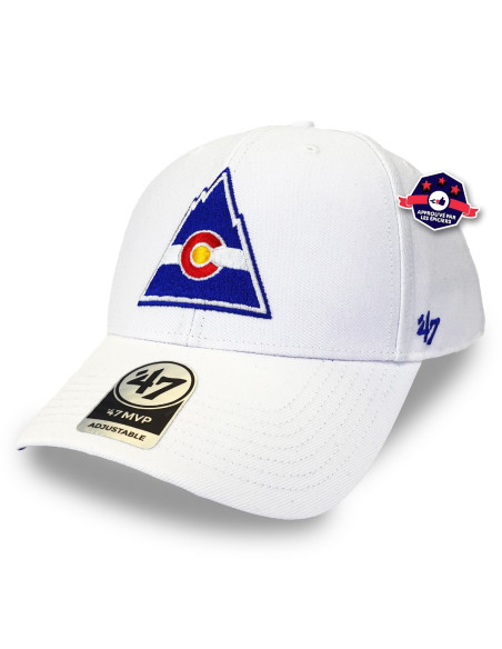 47 CAP NHL COLORADO ROCKIES VINTAGE SURESHOT SNAPBACK MVP WH