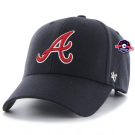 Atlanta Braves '47 MLB MVP Adjustable Cap Hat Sky Blue Crown/Visor