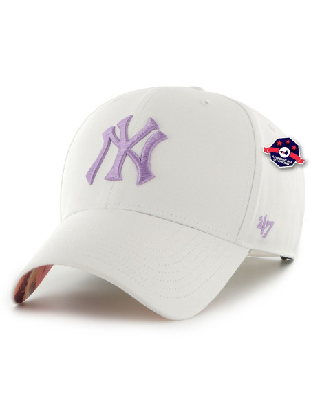 47 CAP MLB NEW YORK YANKEES DAY GLOW UNDER MVP WHITE 