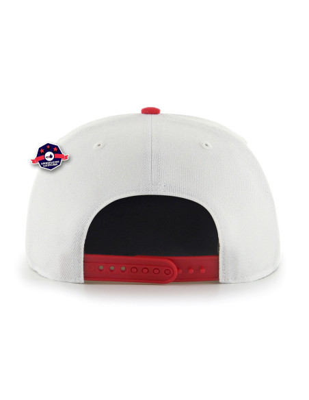 47 CAP NHL CHICAGO BLACKHAWKS CROSSTSCRIPT TWOTONE CAPT WH