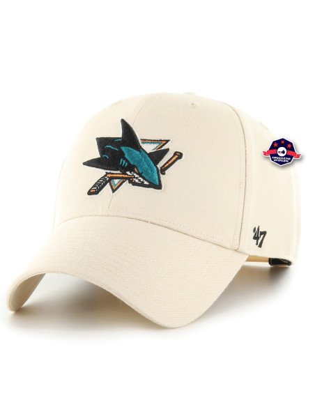 47 CAP NHL SAN JOSE SHARKS MVP SNAPBACK NATURAL