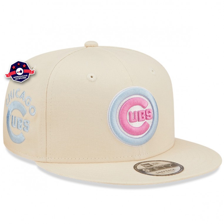 Buy the Pastel Patch Cap 9Fifty from Chicago Cubs by New Era color