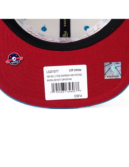 NBA SAIL 2 TONE SNAPBACK HWC PISTONS
