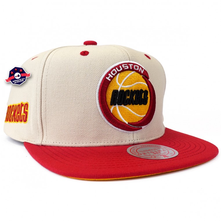 Cap - Houston Rockets - Off White Two Tone - Mitchell & Ness