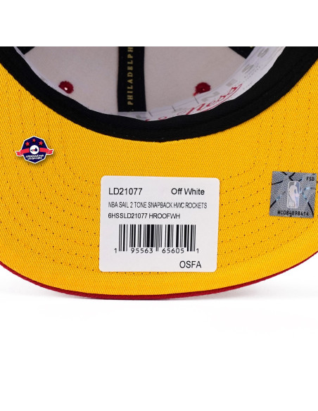 NBA SAIL 2 TONE SNAPBACK HWC ROCKETS