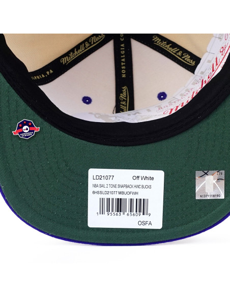NBA SAIL 2 TONE SNAPBACK HWC BUCKS