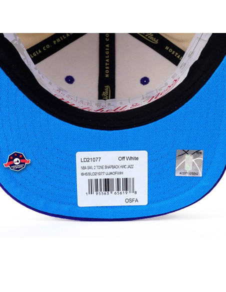 NBA SAIL 2 TONE SNAPBACK HWC JAZZ