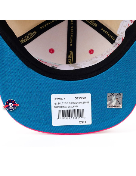 NBA SAIL 2 TONE SNAPBACK HWC SPURS