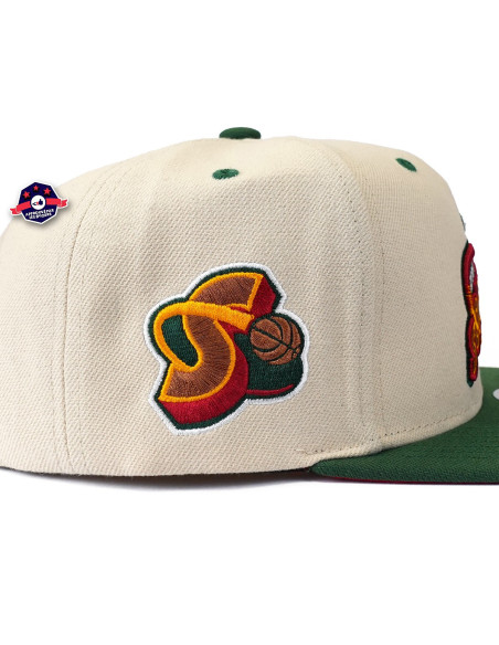 NBA SAIL 2 TONE SNAPBACK HWC SUPERSONICS