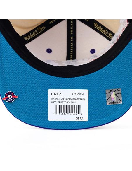 NBA SAIL 2 TONE SNAPBACK HWC HORNETS