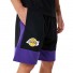 NBA Short - Los Angeles Lakers - Color Block - Black - New Era