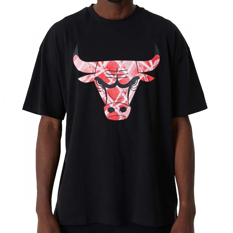 NBA T-shirt - Chicago Bulls - Infill Graphic Black - New Era