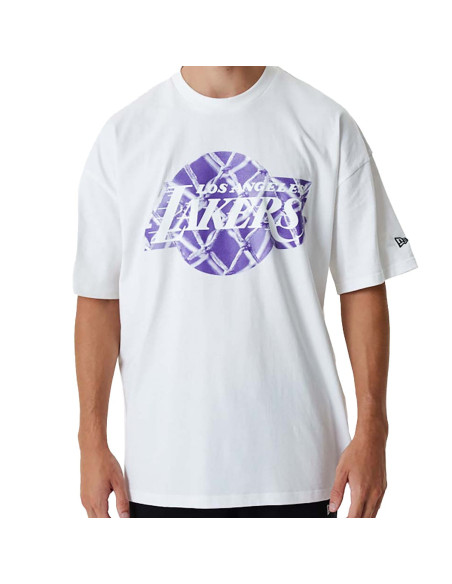 NBA INFILL LOGO OS TEE LOSLAK WHITRP