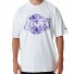 NBA T-shirt - Los Angeles Lakers - Infill Graphic White - New Era
